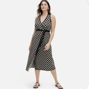 Diane von Furstenberg DvF x Target Midi Wrap Sleeveless Sweater knit Dress